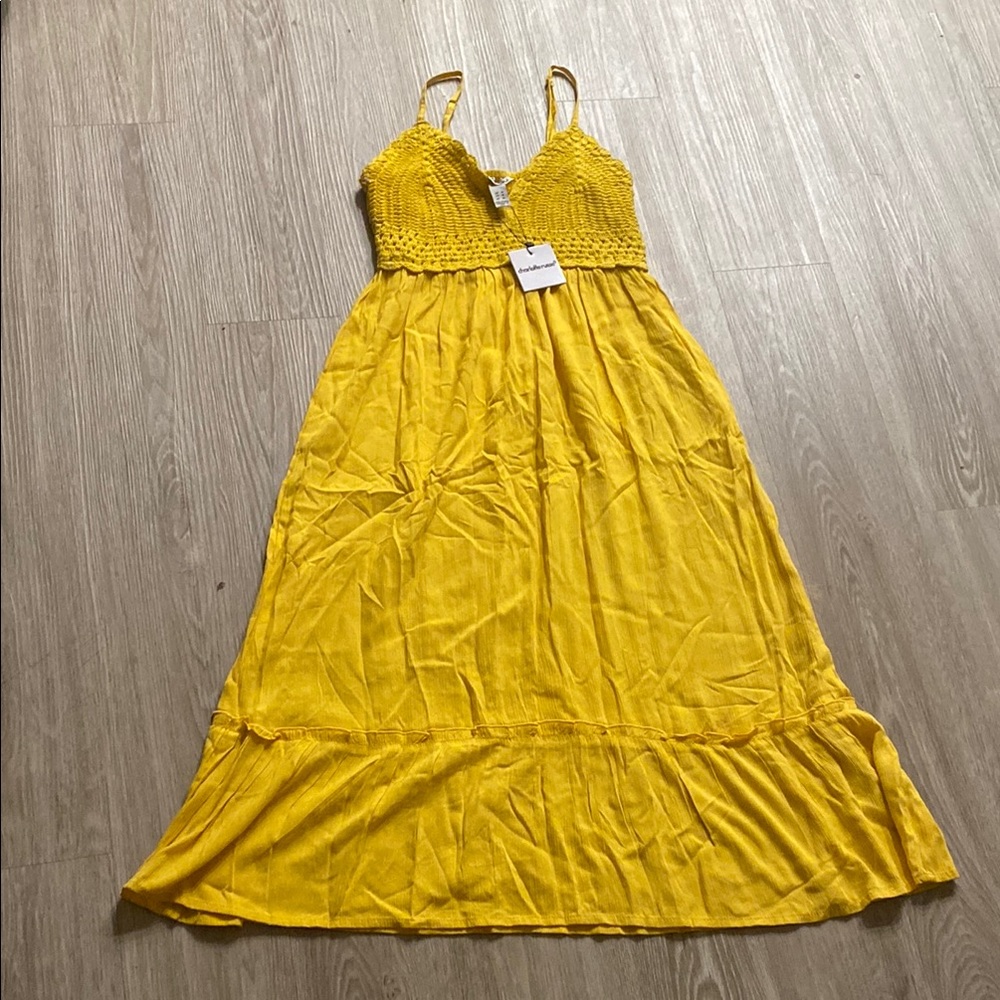 Charlotte Russe Sunlit Yellow Dress